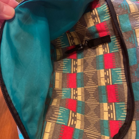 KAVU Limited Edition Sydney Satchel Crossbody Bag Multicolor Boho Adjustable Zip - Picture 4 of 16